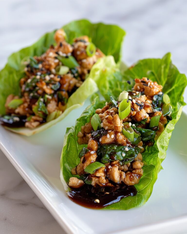 Teriyaki Chicken Lettuce Wraps Recipe