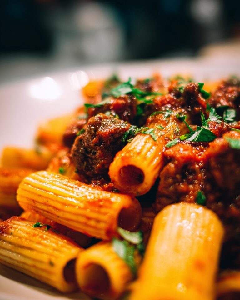 Creamy Garlic Beef Pasta Recipe