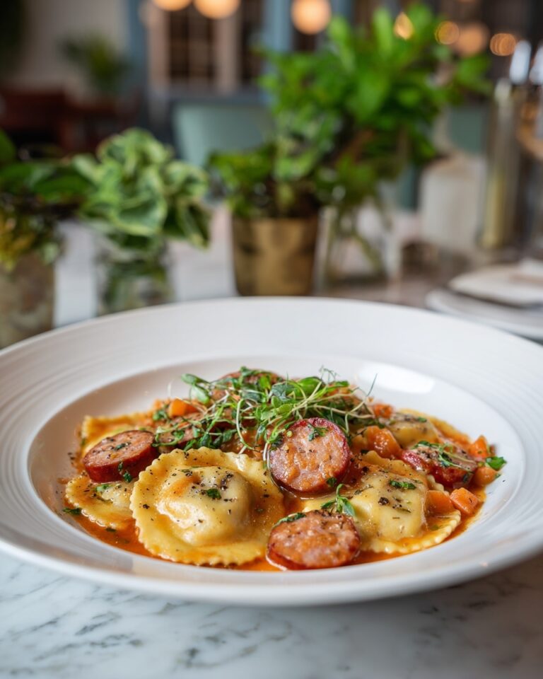 Crockpot Pierogi Casserole with Kielbasa Recipe