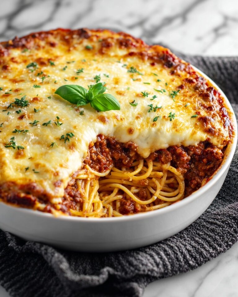 Baked Cream Cheese Spaghetti Casserole Recipe