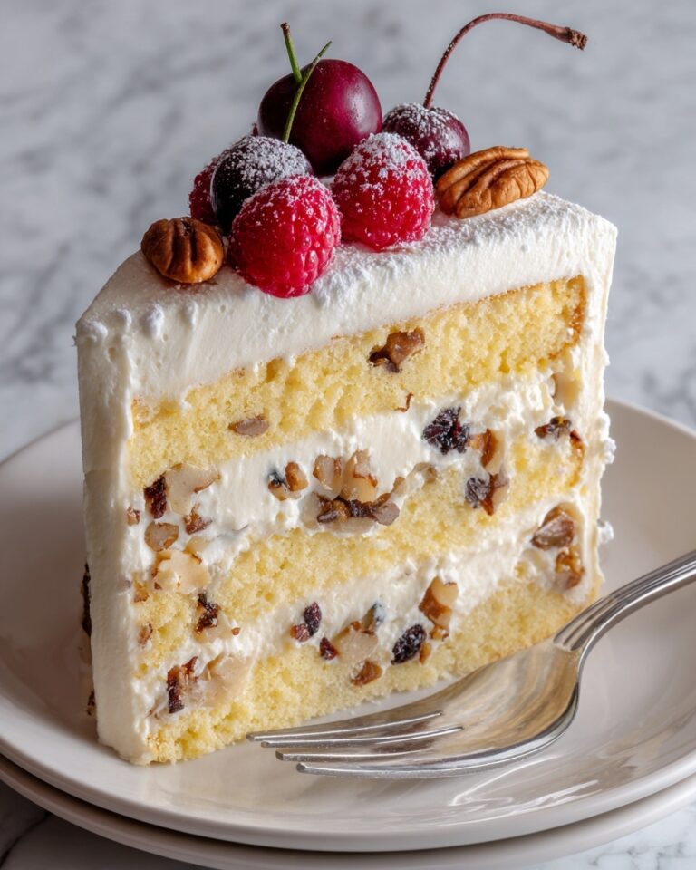 Snowy Bavarian Bliss Cake Recipe