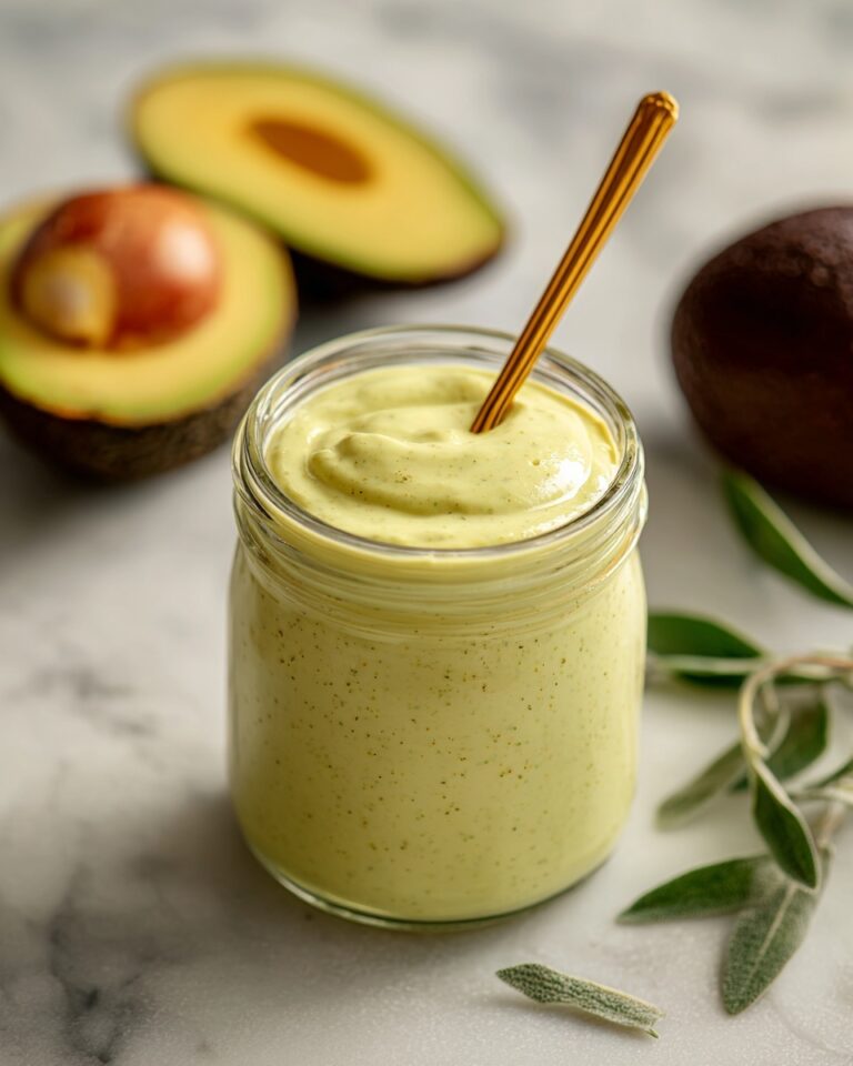 Easy Creamy Avocado Dressing Recipe