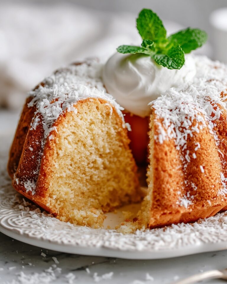 Coconut Cream Cheese Pound Cake Recipe