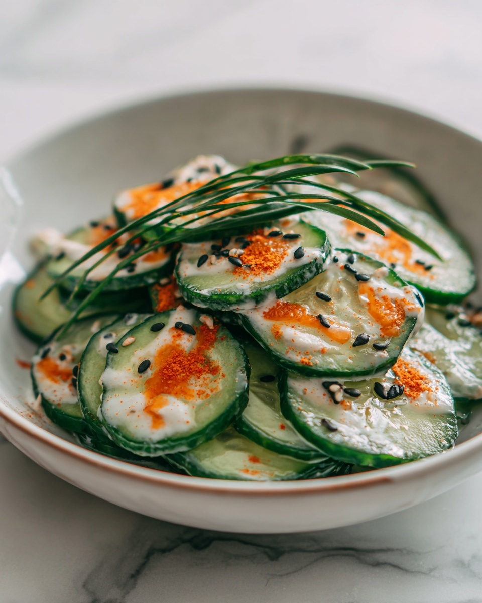 Easy California Roll Cucumber Salad Recipe - Recipe Image