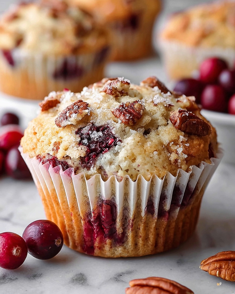 Cranberry, Orange, and Pecan Muffins Recipe - Recipe Image