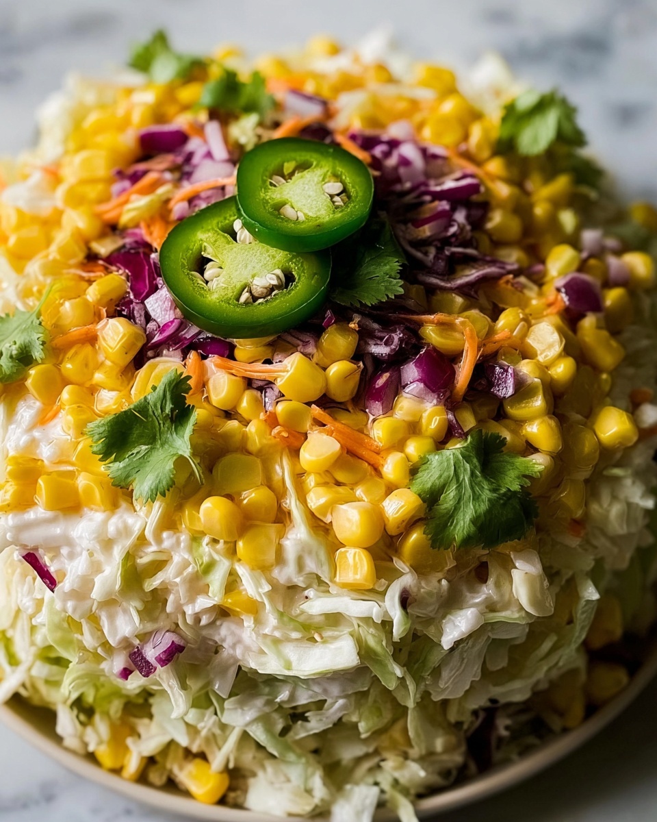 Jalapeño Corn Coleslaw Recipe - Recipe Image