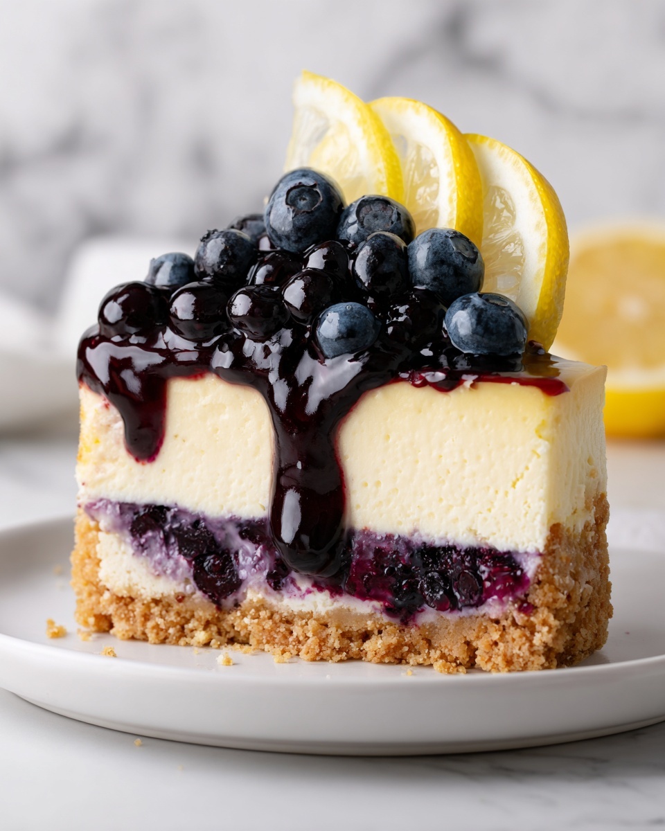 Lemon Blueberry Cheesecake Extravaganza Recipe - Recipe Image
