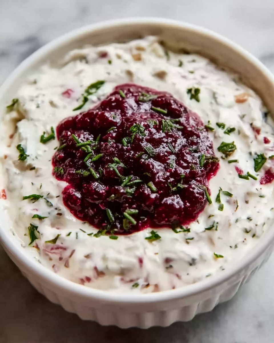 Holiday Cranberry Jalapeño Cream Cheese Dip Recipe - Recipe Image