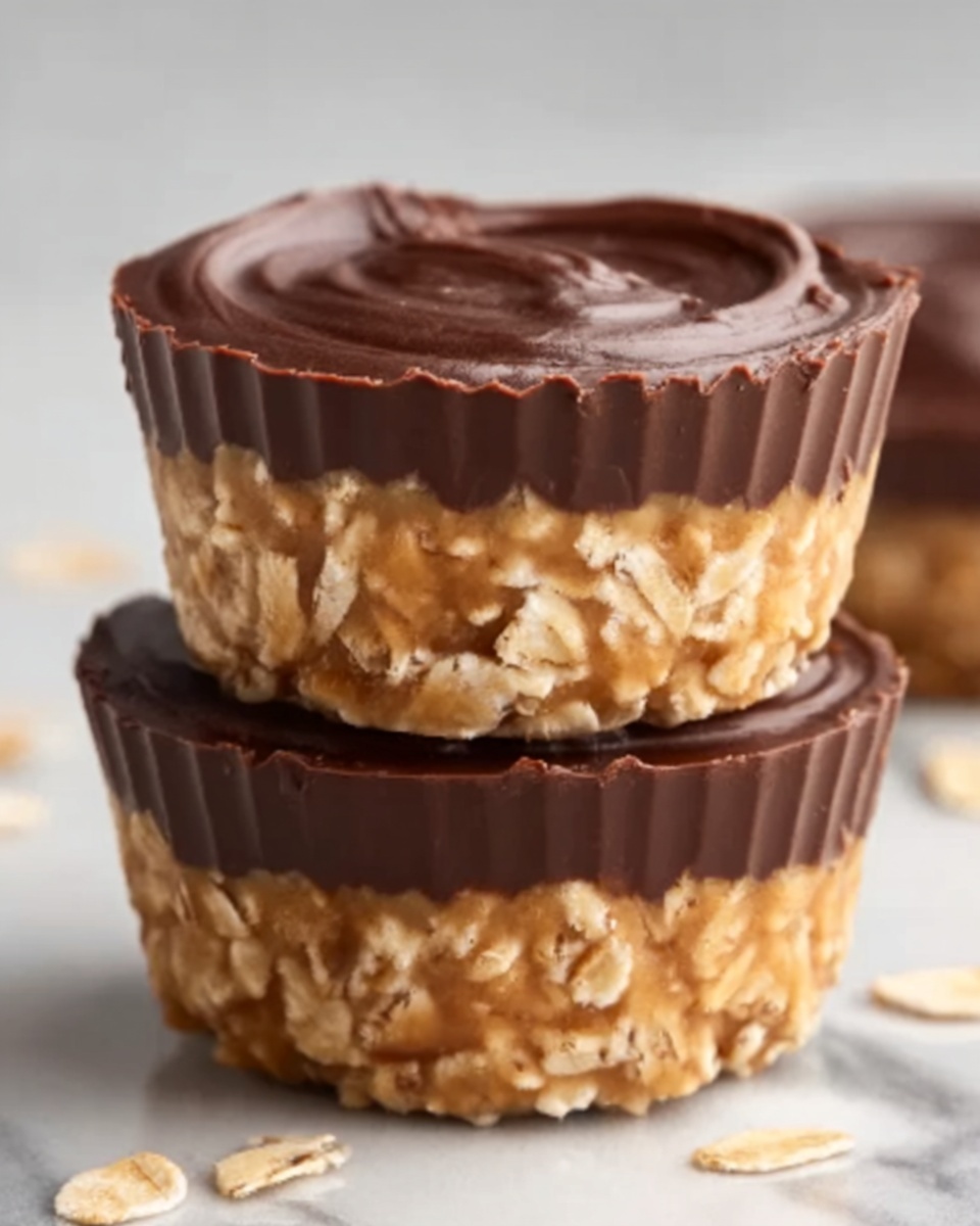 Easy Peanut Butter Protein Oatmeal Cups Recipe - Recipe Image
