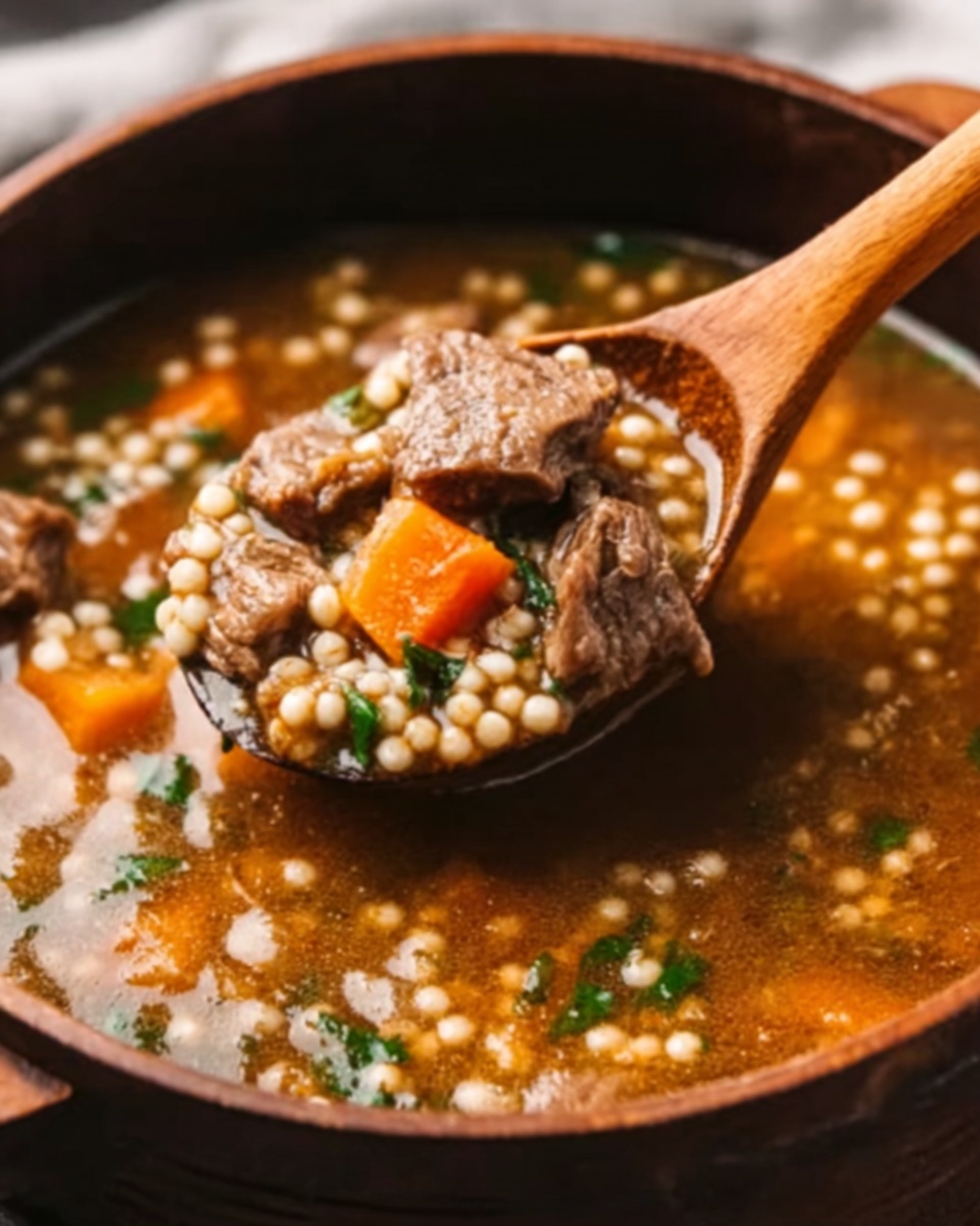 Hearty Beef and Barley Soup Recipe - Recipe Image