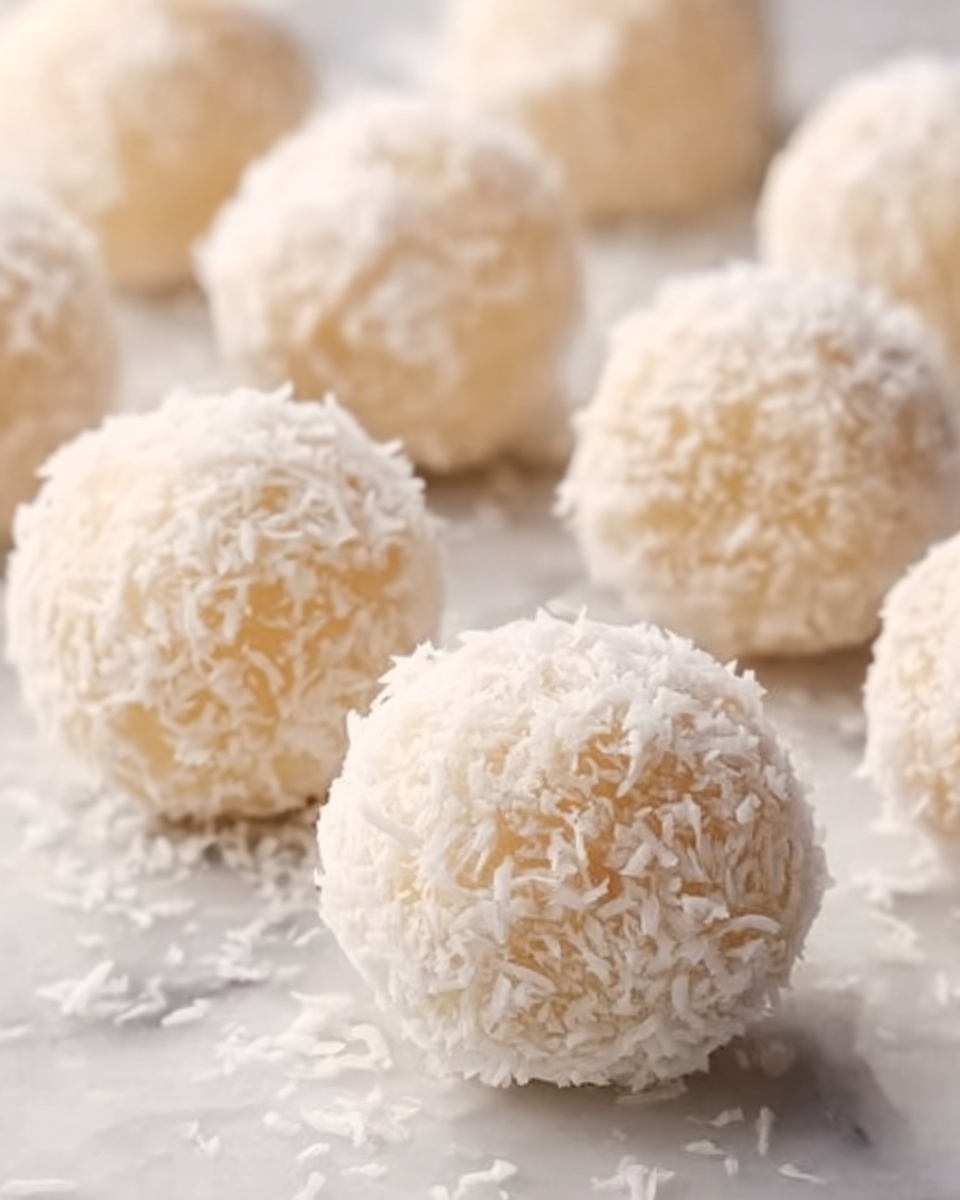 Snowballs Coconut Fudge Truffles Recipe - Recipe Image