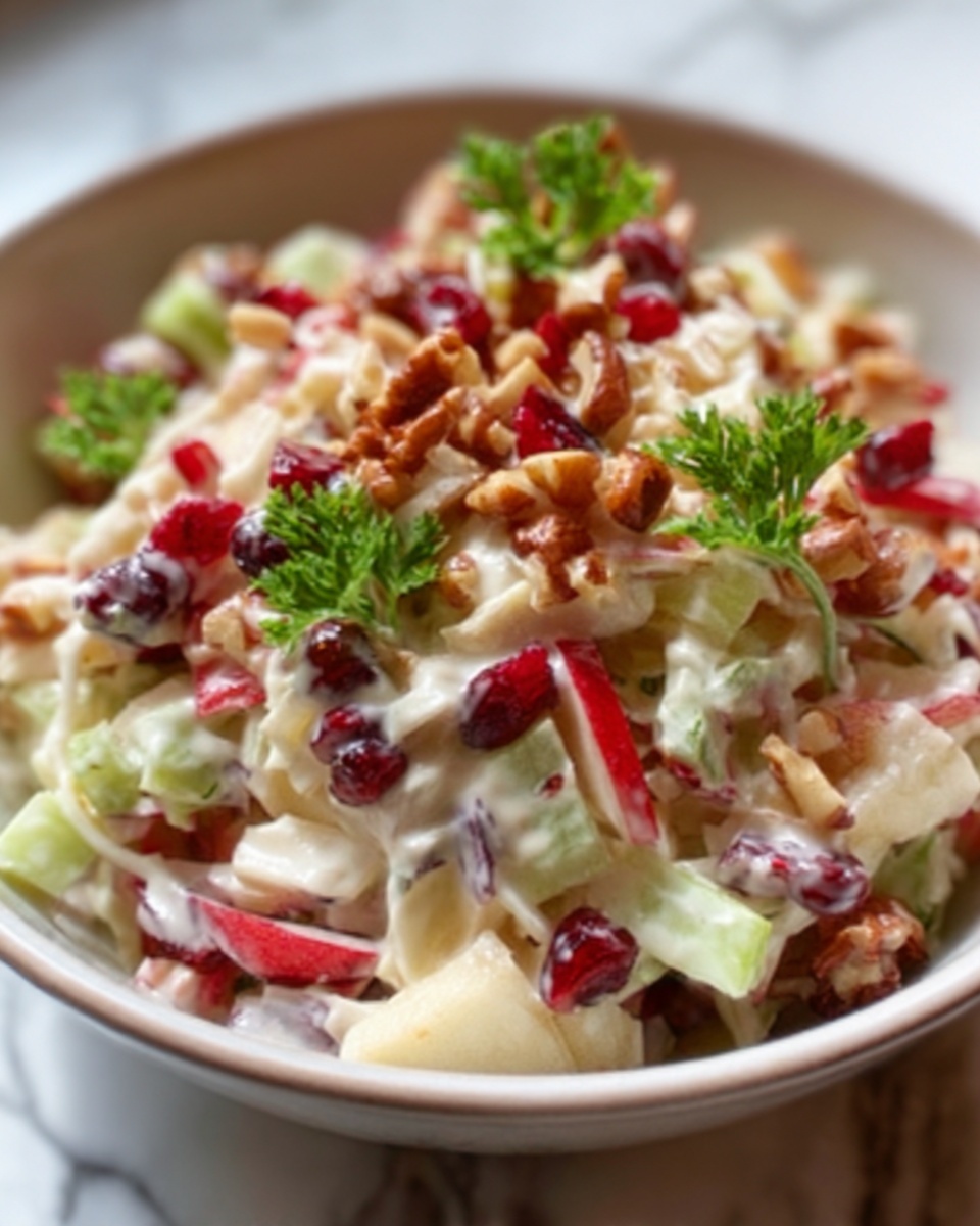 Apple Cranberry Coleslaw Recipe - Recipe Image