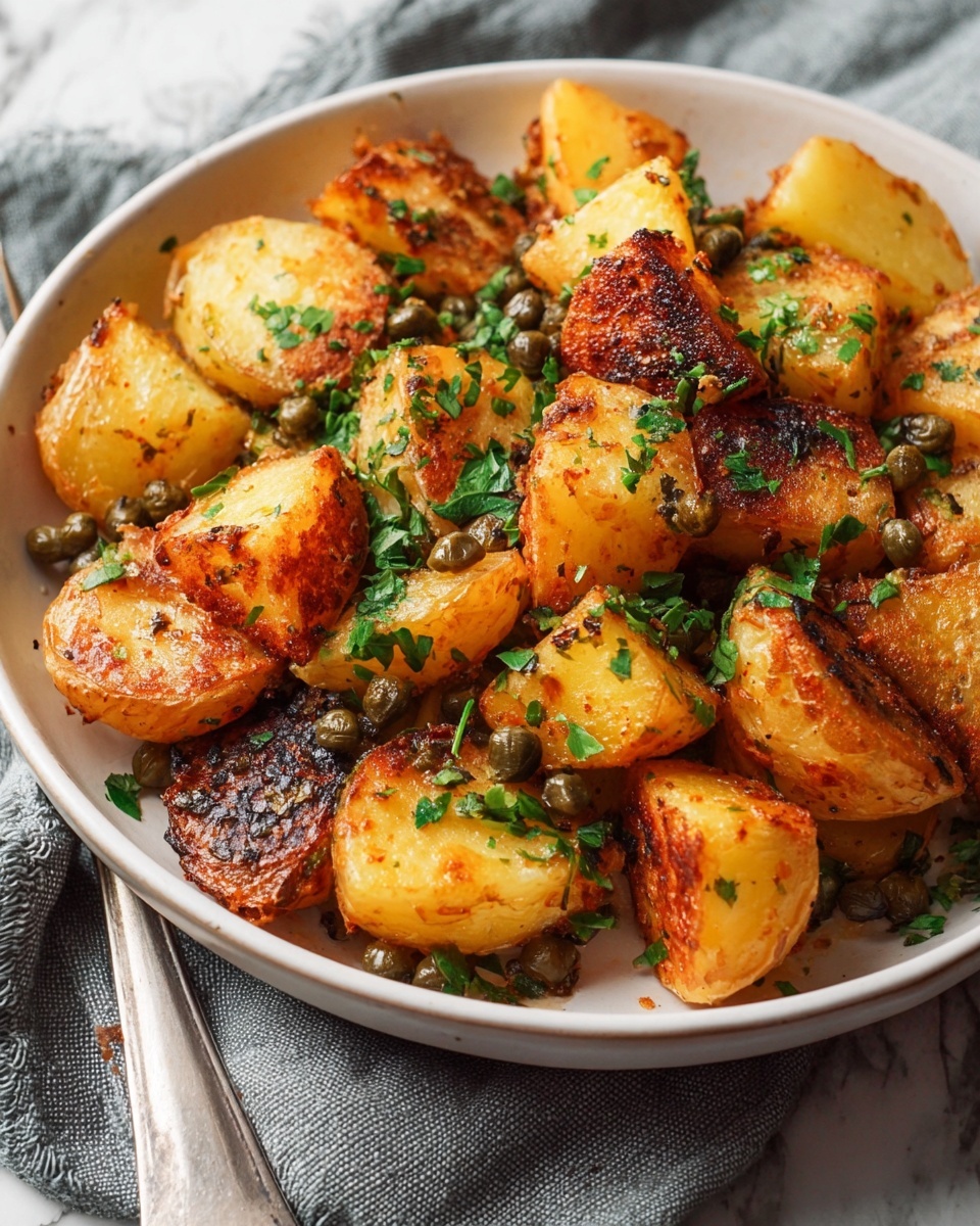 Crispy Roasted Potatoes with Salted Lemon Recipe - Recipe Image