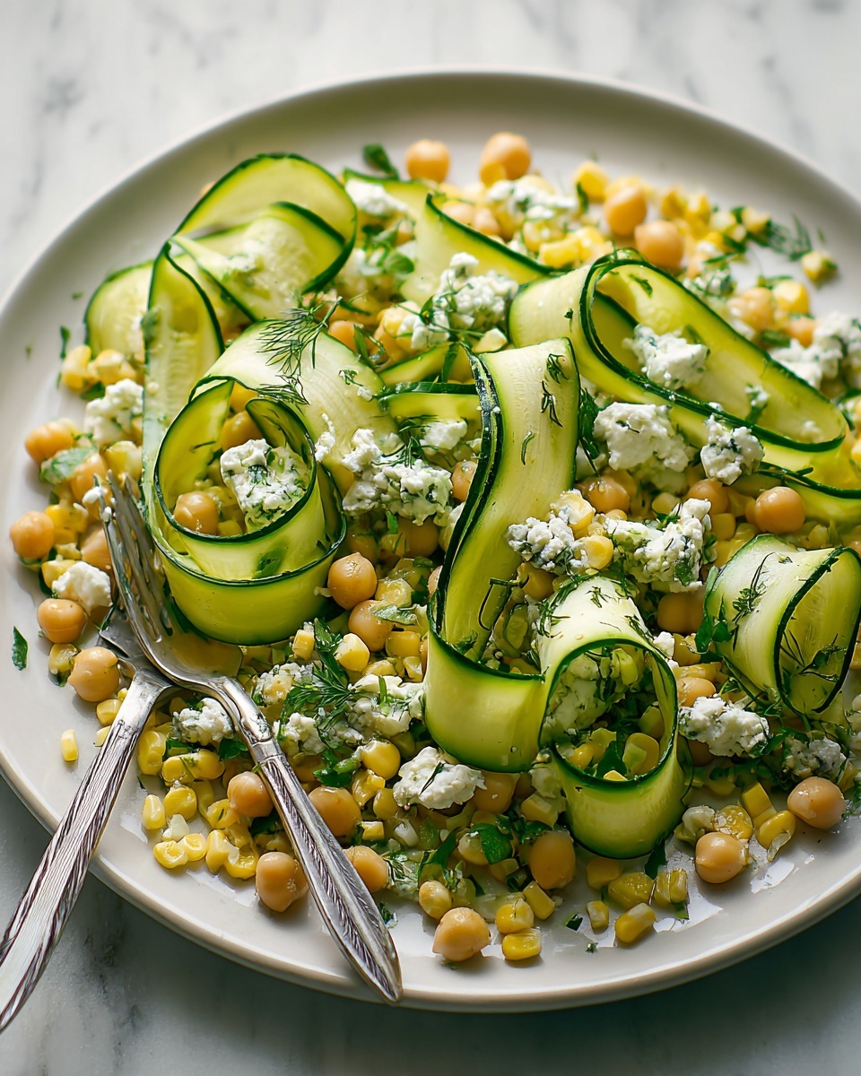 Ribboned Courgette Salad Recipe - Recipe Image