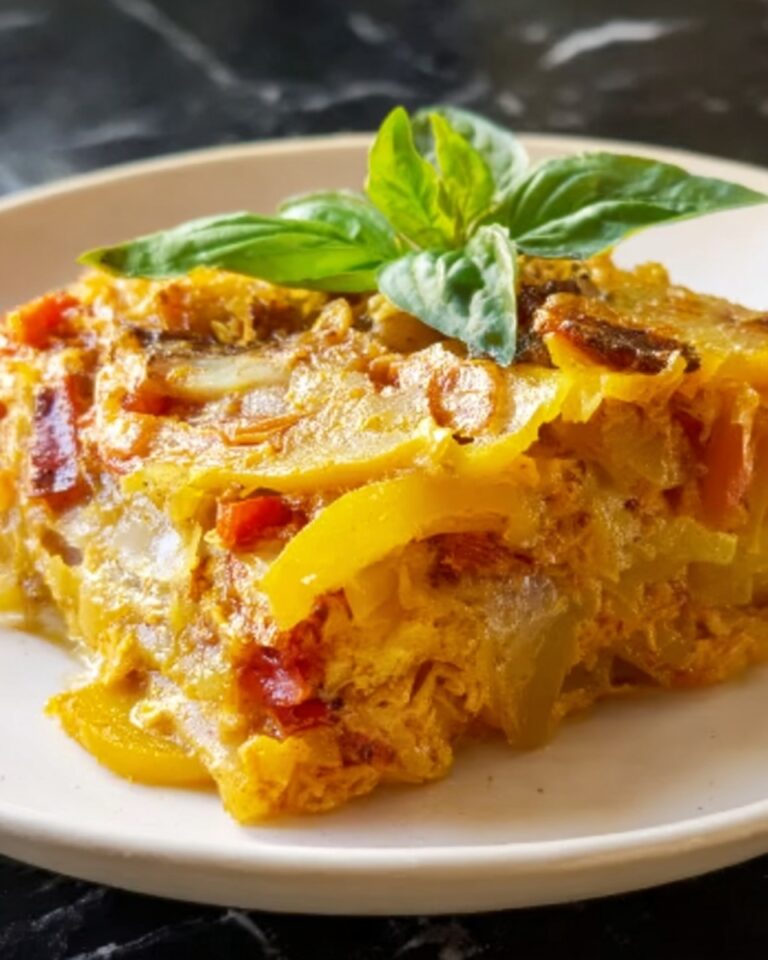Italian Bell Pepper and Onion Scarpaccia Recipe