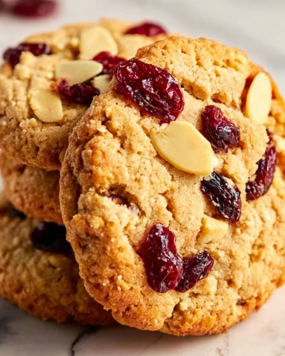 Gluten-Free Almond Flour Cookies with Cranberries and Maple Syrup Recipe - Recipe Image