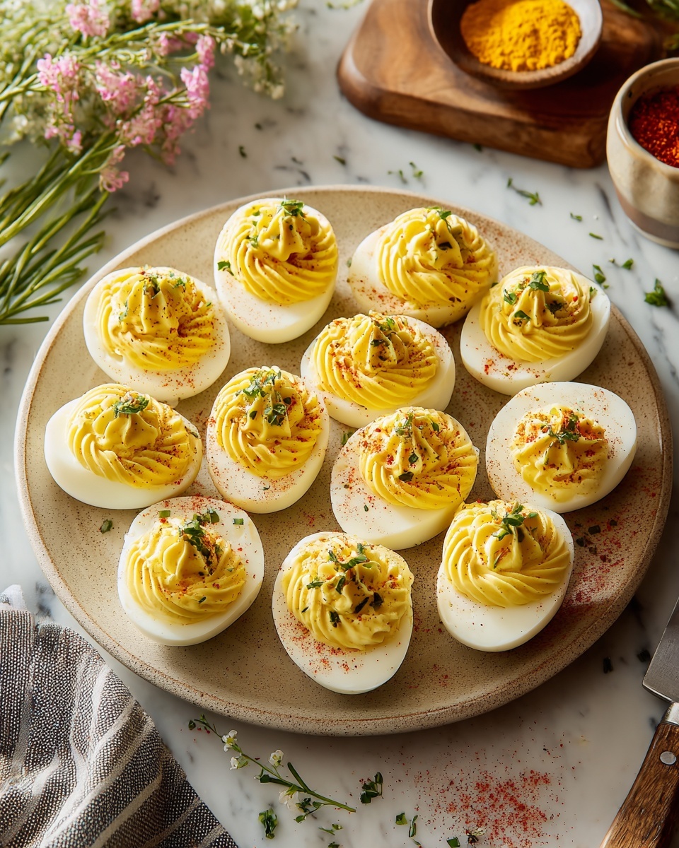 Classic Deviled Eggs Recipe - Recipe Image