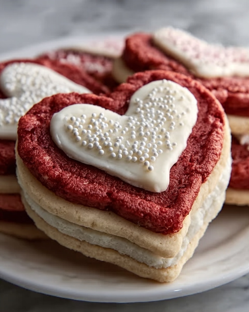 Red Velvet Linzer Cookies Recipe - Recipe Image