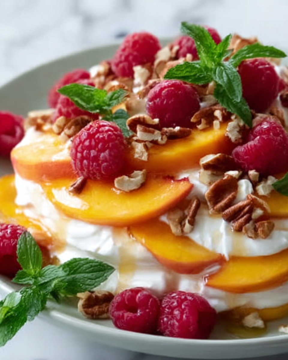 Millionaire Peach Salad Recipe - Recipe Image