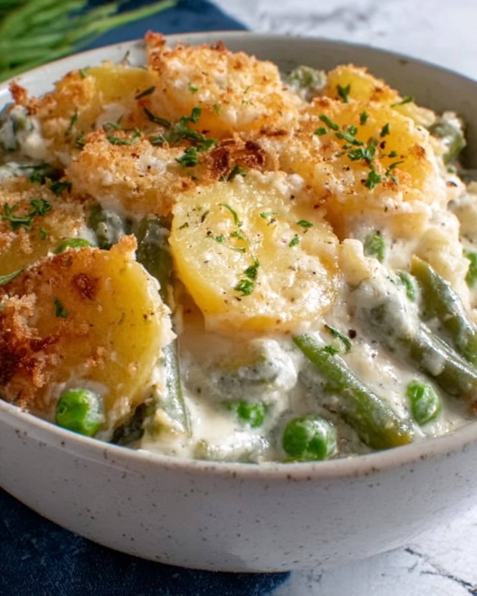 Green Bean and Potato Casserole Recipe - Recipe Image