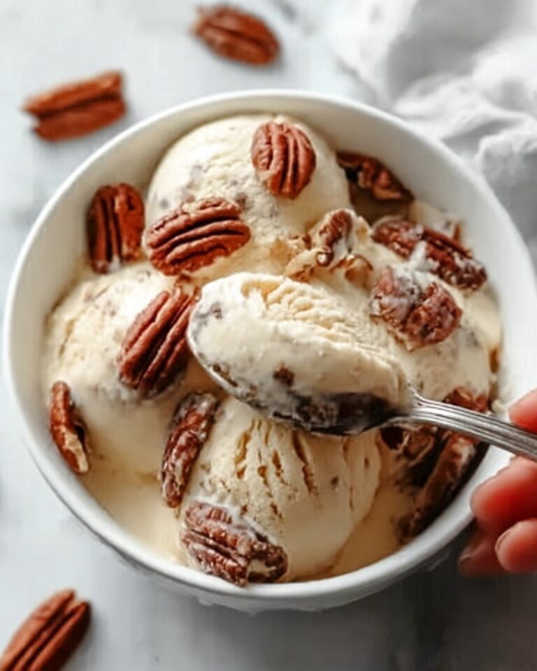 Homemade Butter Pecan Ice Cream Recipe