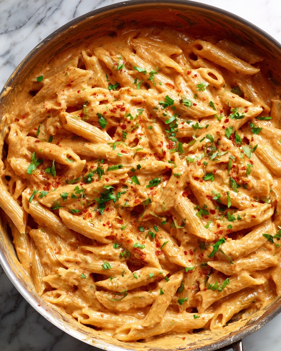 Buffalo Chicken Alfredo Penne Recipe - Recipe Image