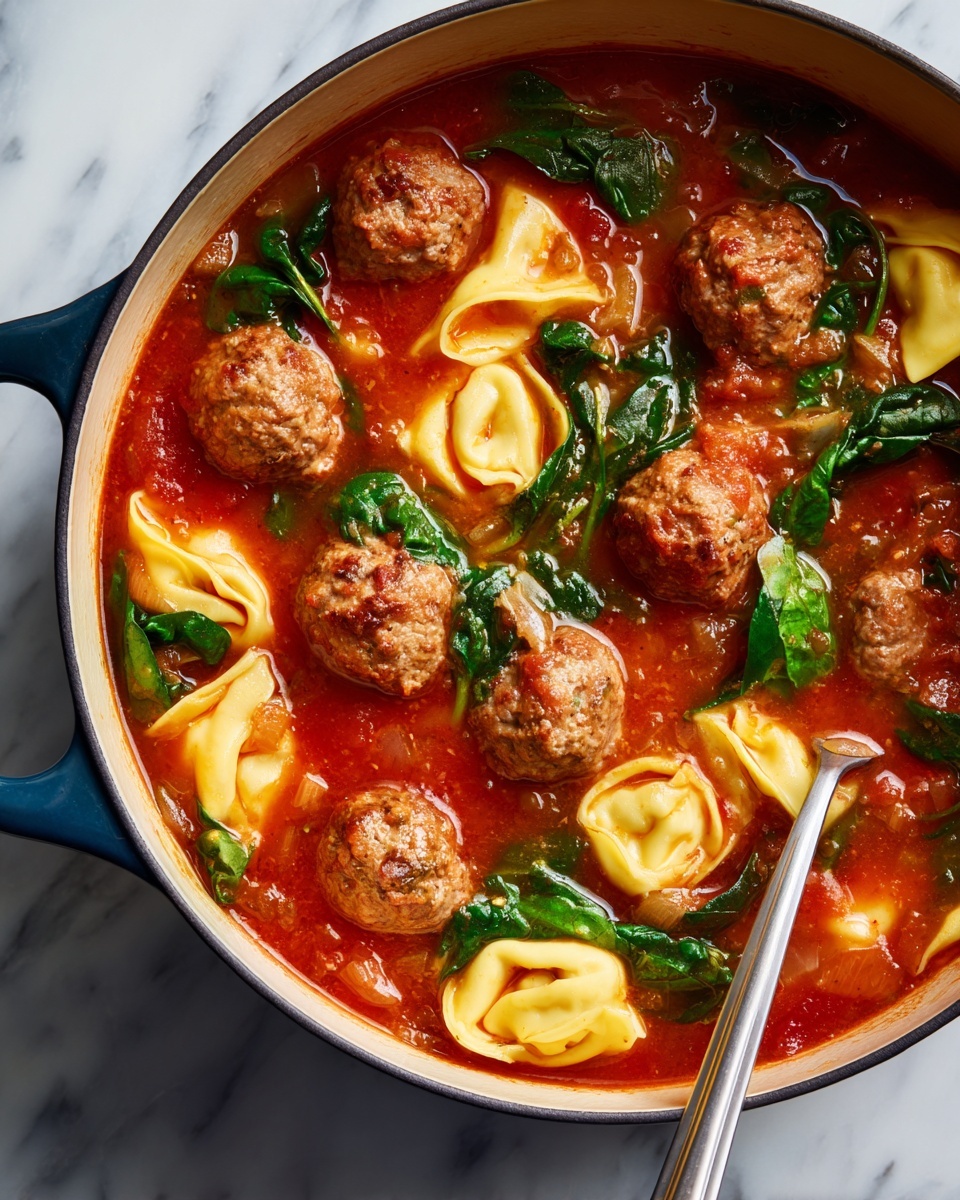 Meatball and Tortellini Soup Recipe - Recipe Image