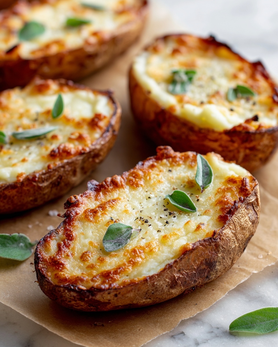 Parmesan Baked Potatoes Recipe - Recipe Image