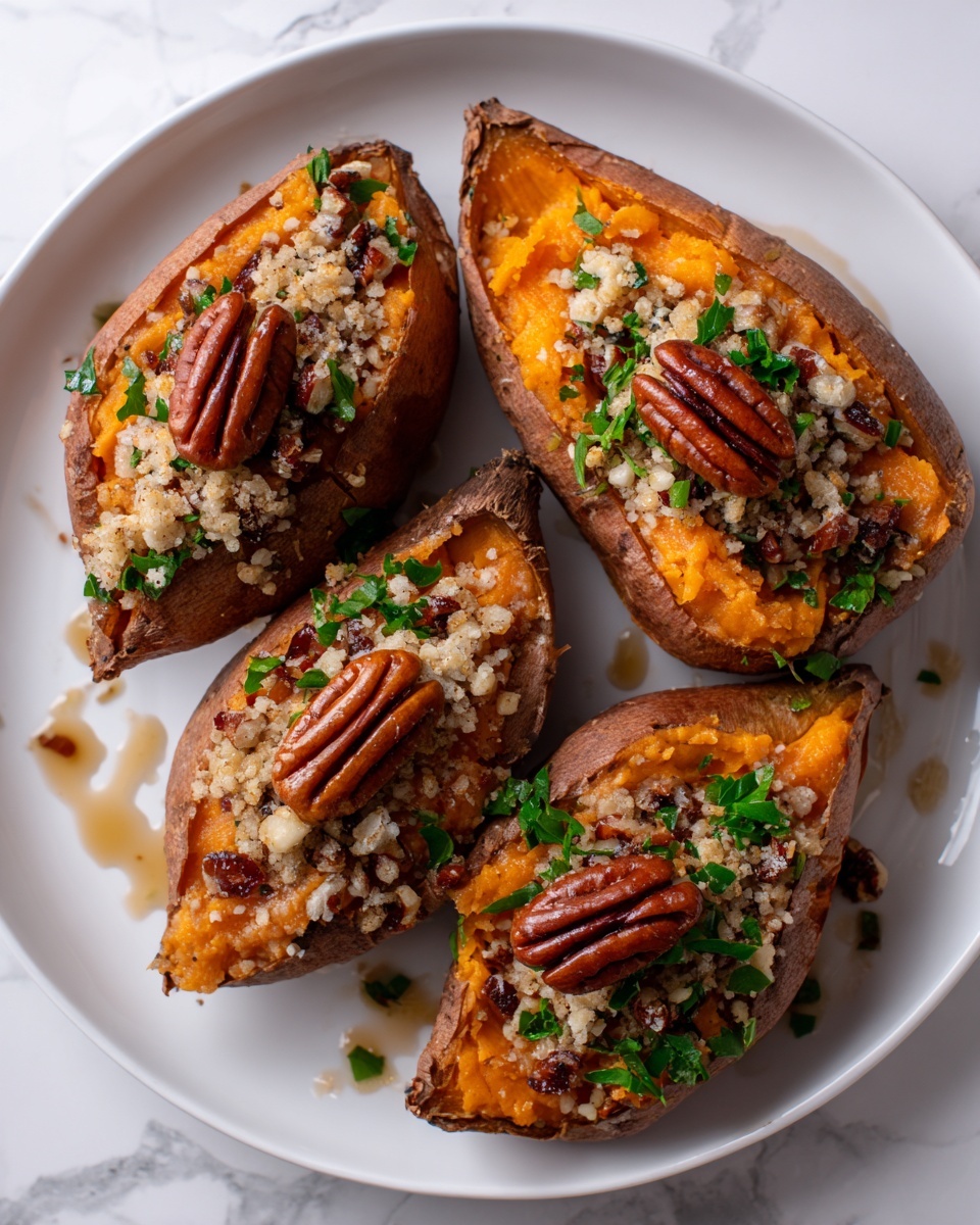 Stuffed Sweet Potatoes with Black Beans, Corn, and Avocado Recipe - Recipe Image