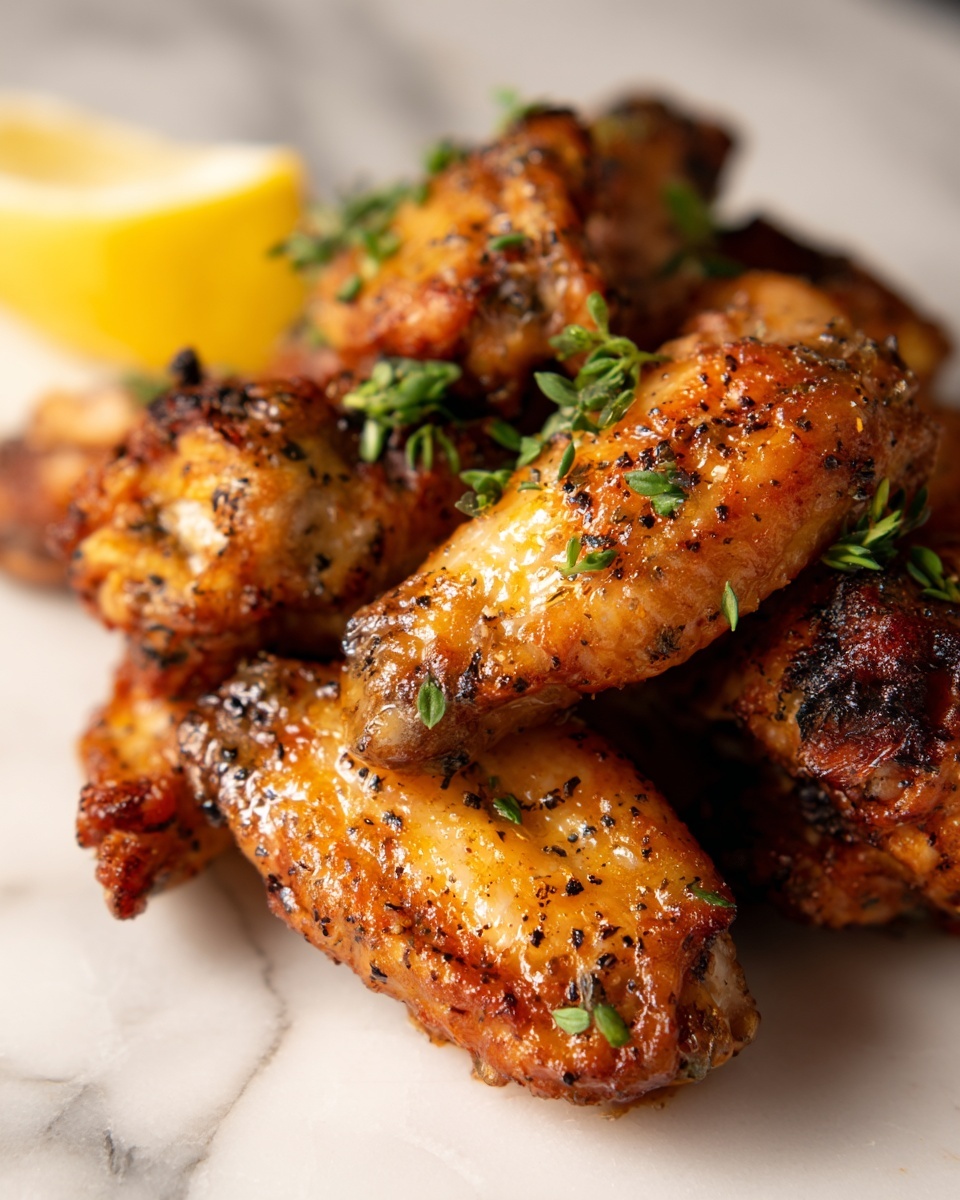 Lemon Pepper Chicken Wings Recipe - Recipe Image