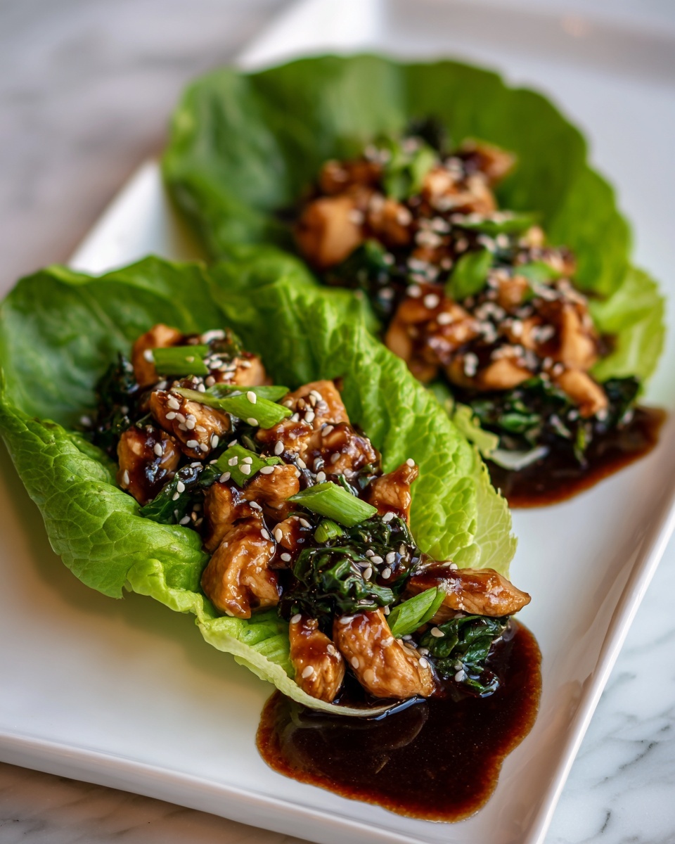 Teriyaki Chicken Lettuce Wraps Recipe - Recipe Image