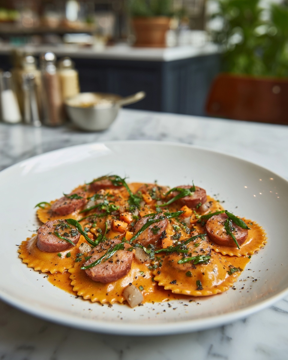 Crockpot Pierogi Casserole with Kielbasa Recipe - Recipe Image