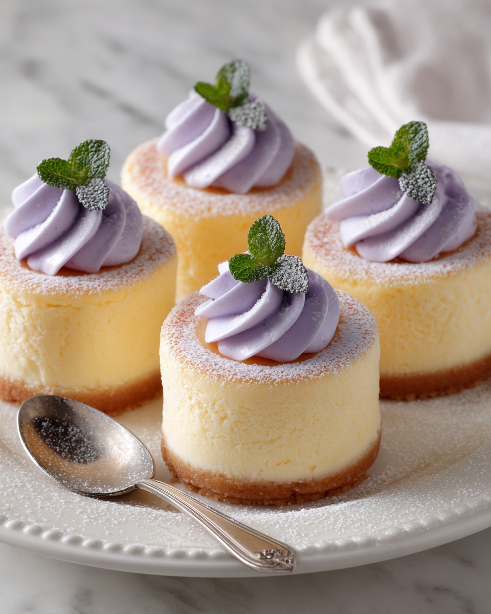 Japanese Mini Cotton Cheesecake Recipe - Recipe Image