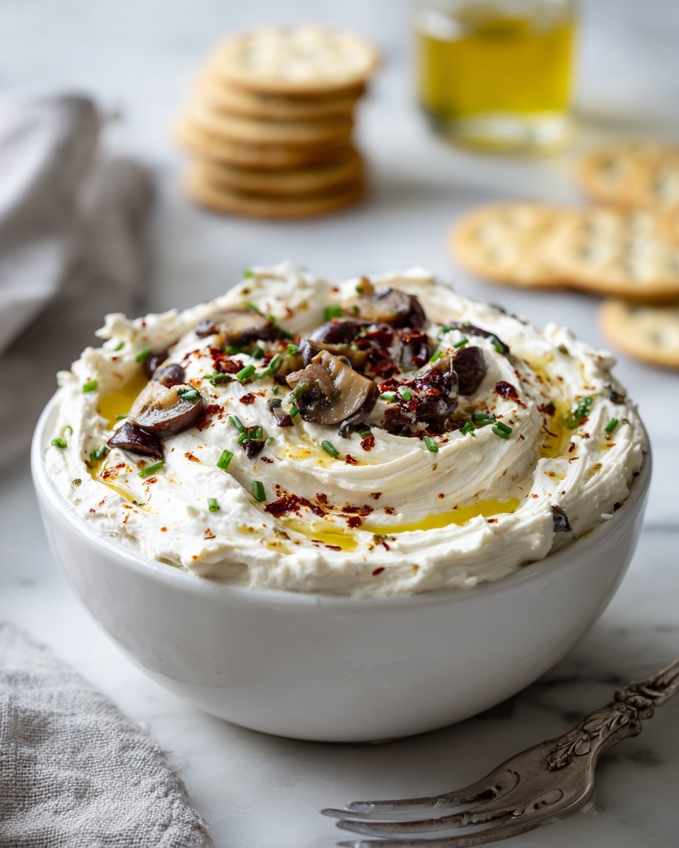 Roasted Garlic and Creamy Beef Dip with Hot Honey Recipe - Recipe Image
