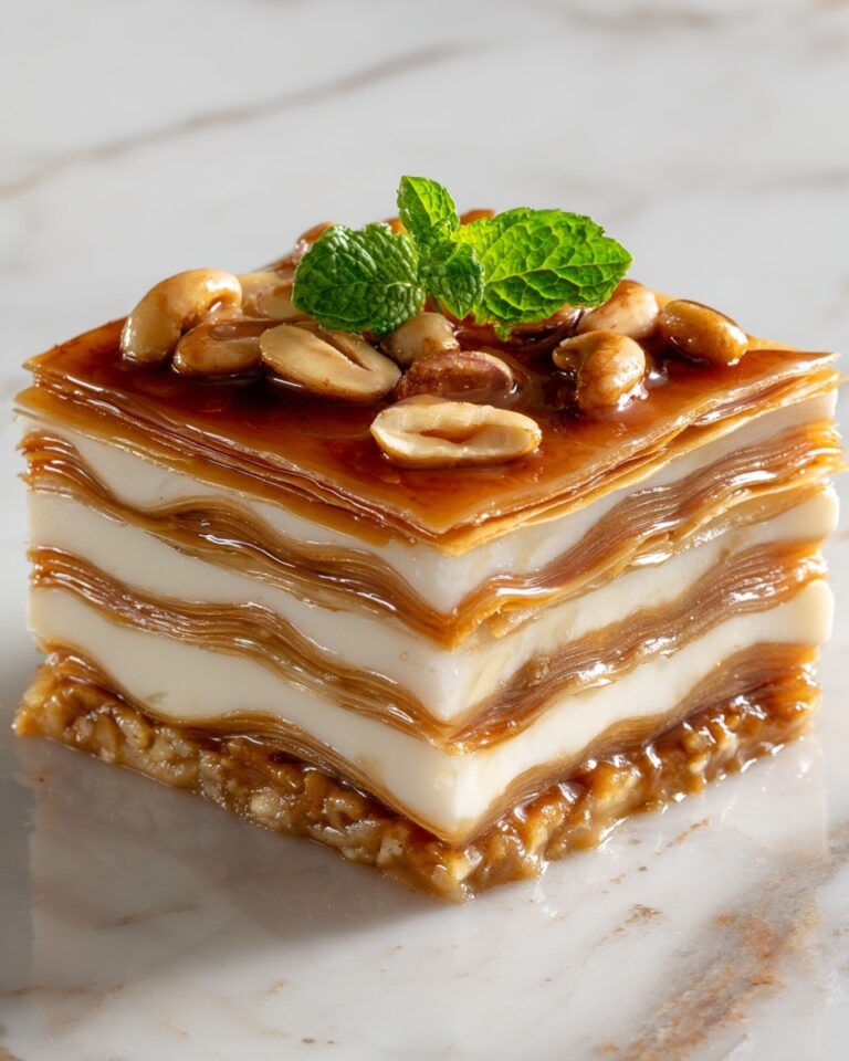 Baklava-Style Cheesecake with Nutty Phyllo Layers Recipe