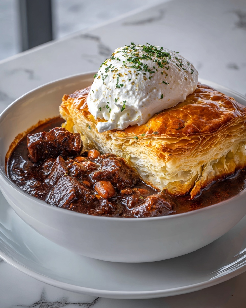 Short Rib Chili Pot Pie Recipe - Recipe Image