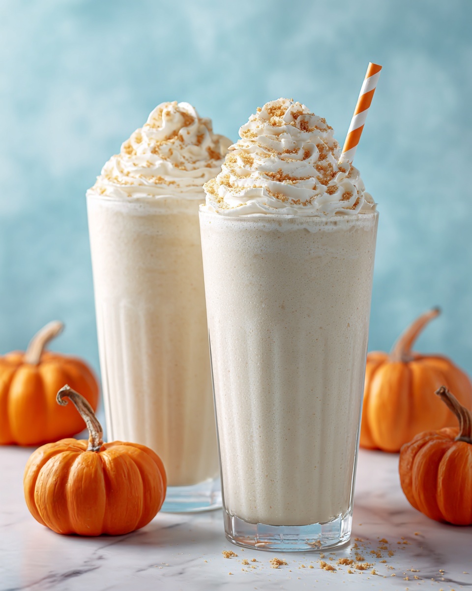 Pumpkin Milkshake Recipe with Spiced Vanilla Ice Cream Recipe - Recipe Image
