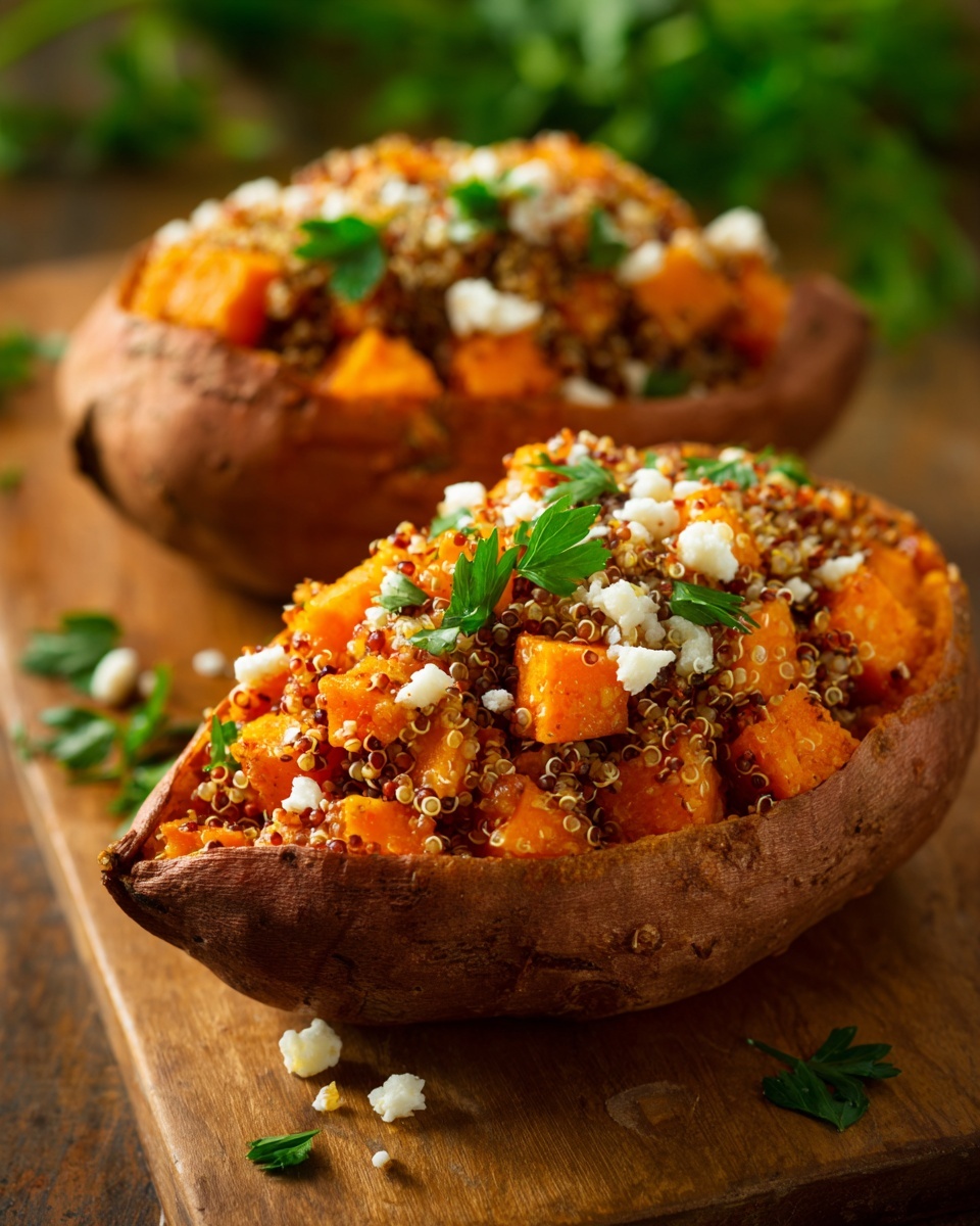 Stuffed Sweet Potatoes with Black Beans and Avocado Recipe - Recipe Image