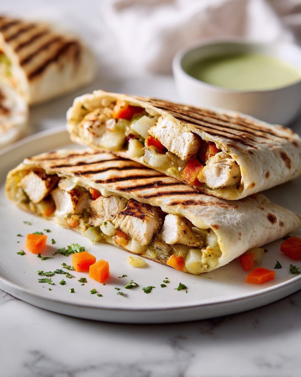 Chicken Fajita Burrito Recipe - Recipe Image
