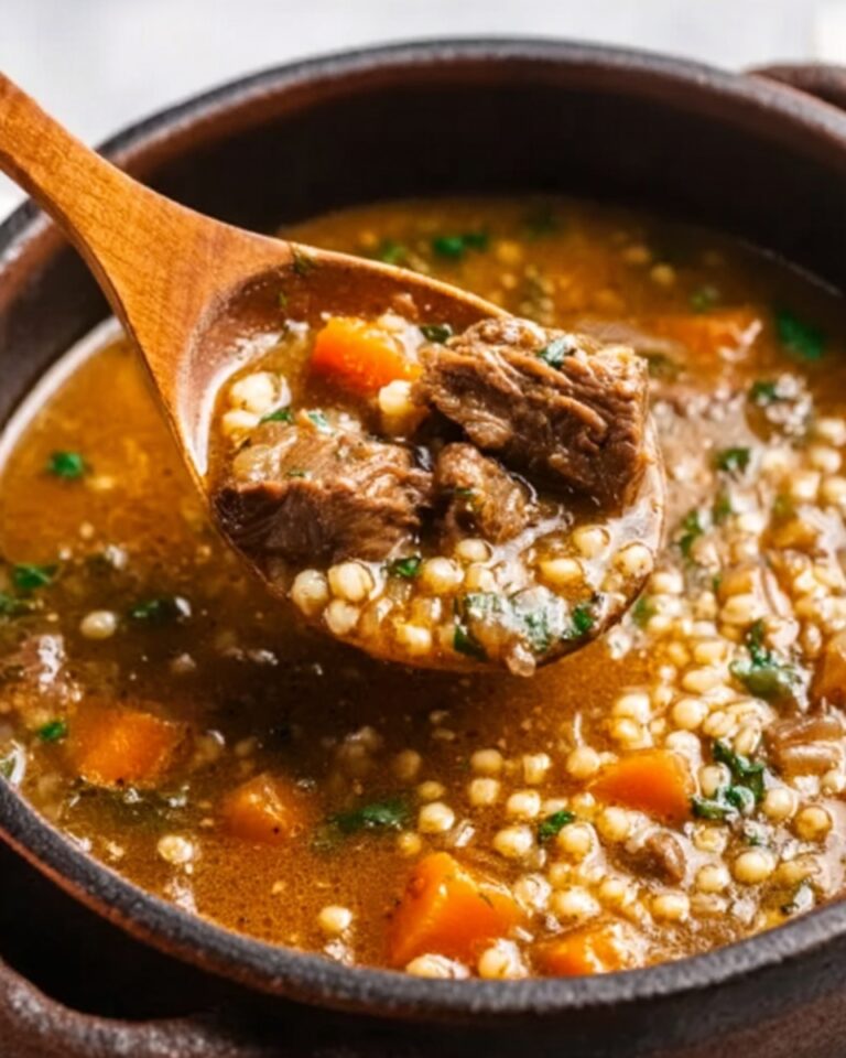 Hearty Beef and Barley Soup Recipe