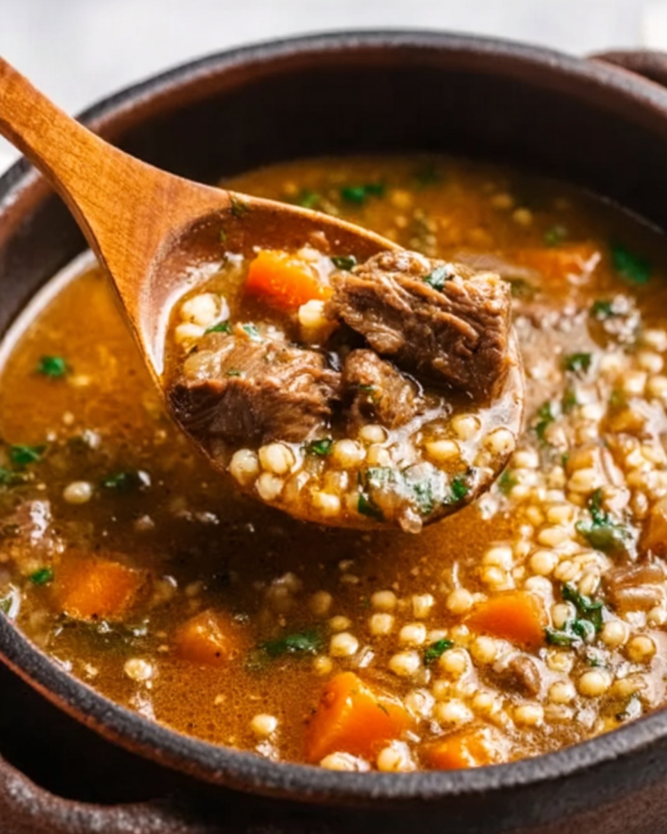 Hearty Beef and Barley Soup Recipe - Recipe Image