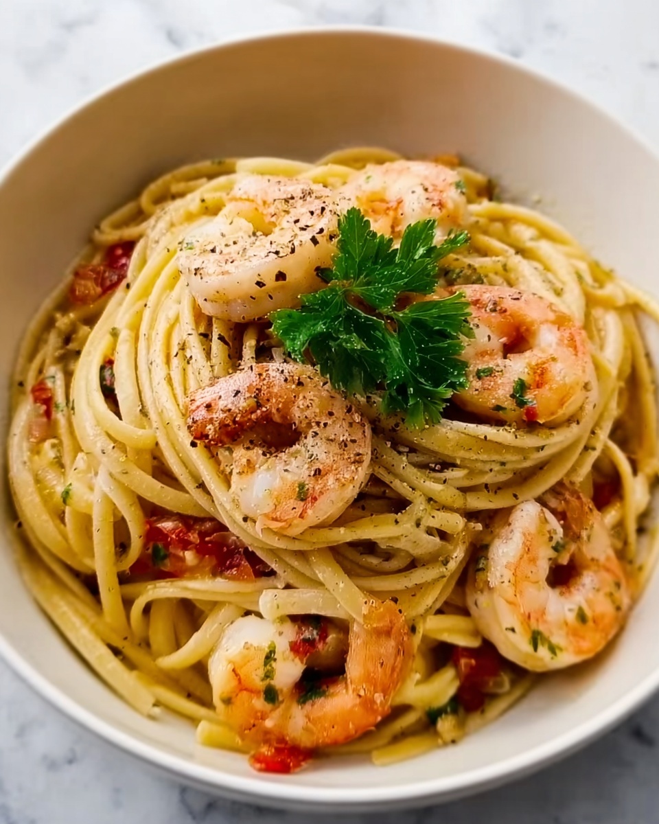 Creamy Jamaican Shrimp Pasta Recipe - Recipe Image