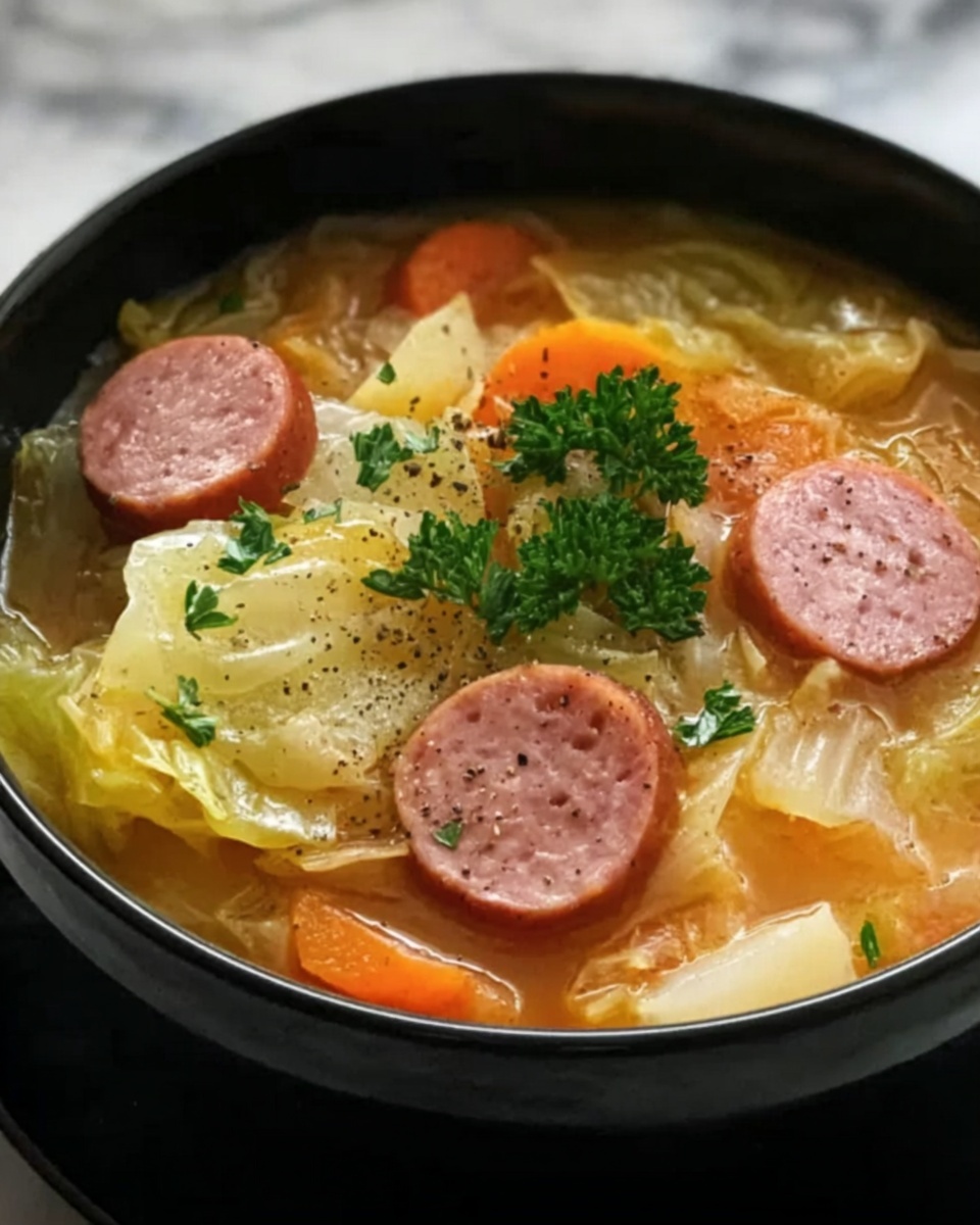 Kielbasa and Cabbage Soup Recipe - Recipe Image
