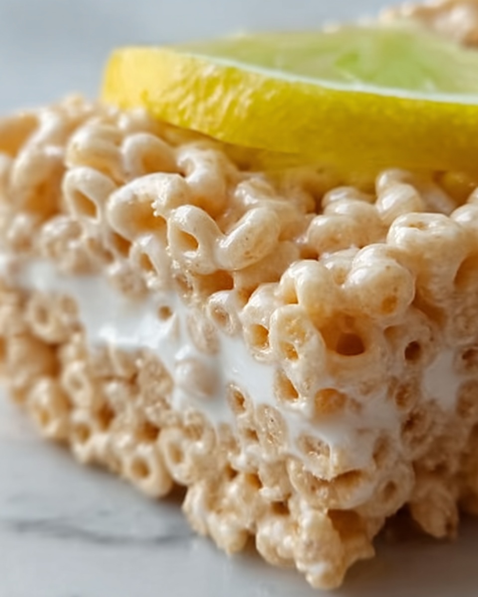 Key Lime Pie Rice Krispie Treats Recipe - Recipe Image