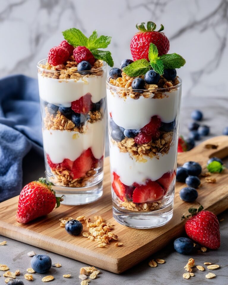 Berry Parfait with Yogurt and Granola Recipe