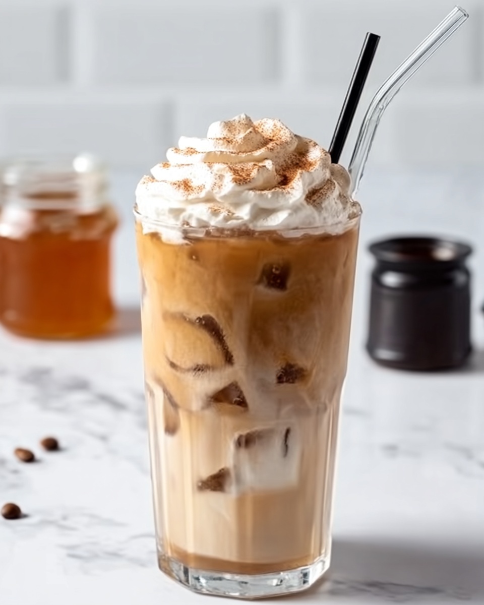 Iced Honey Cinnamon Latte Recipe - Recipe Image