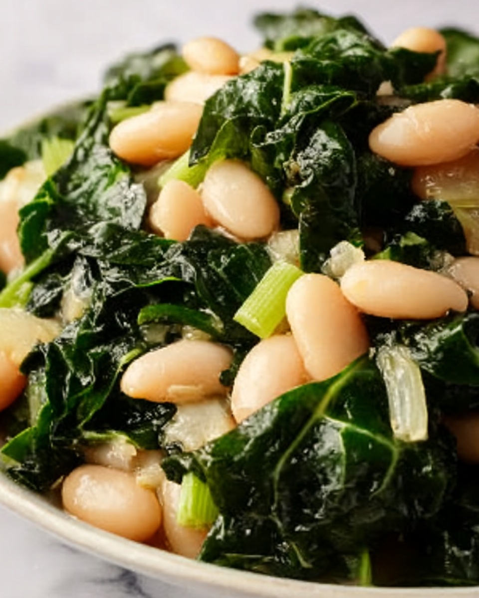 Escarole and Bean Soup with Garlic and Parmesan Recipe - Recipe Image