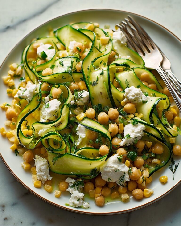 Ribboned Courgette Salad Recipe