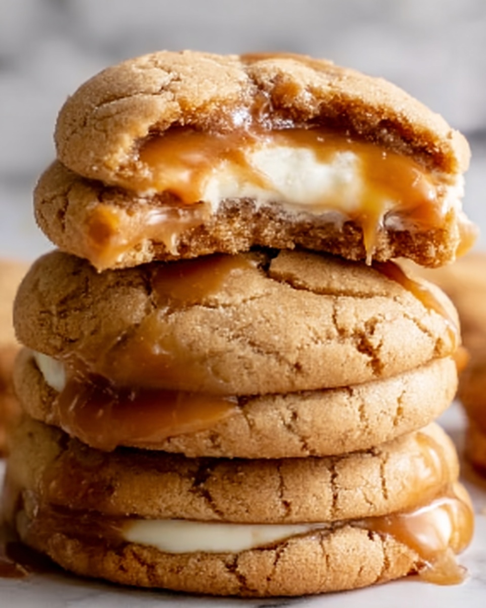Caramel Cheesecake Cookies Recipe - Recipe Image