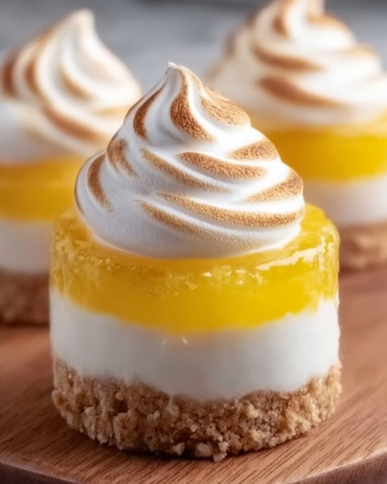 Mini Lemon Meringue Cheesecakes Recipe